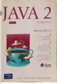 Libri di seconda mano: Java 2. Fundamentos. Volumen I - Horstmann, Cay S.